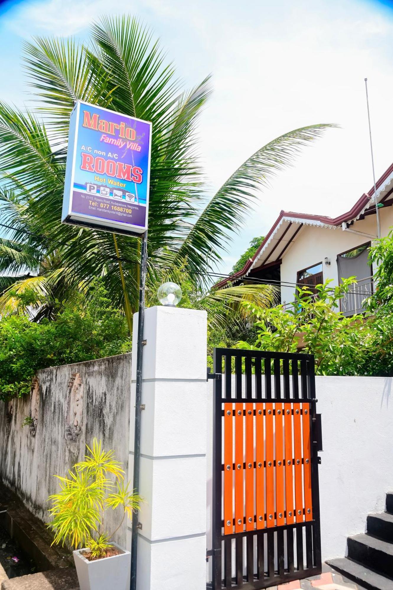 Mario Family Villa And Restaurant Negombo Dış mekan fotoğraf